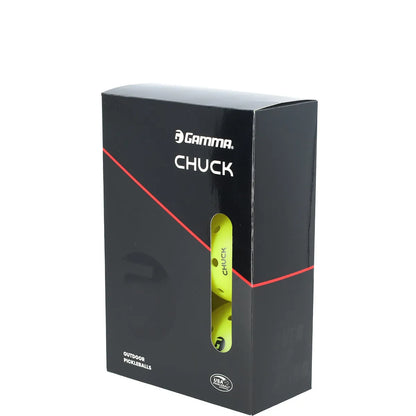 PACK OF 6 GAMMA CHUCK OUTDOOR PICKLEBALL BALLS