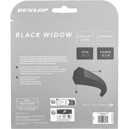CORDAGE DUNLOP BLACK WIDOW (12 METRES)