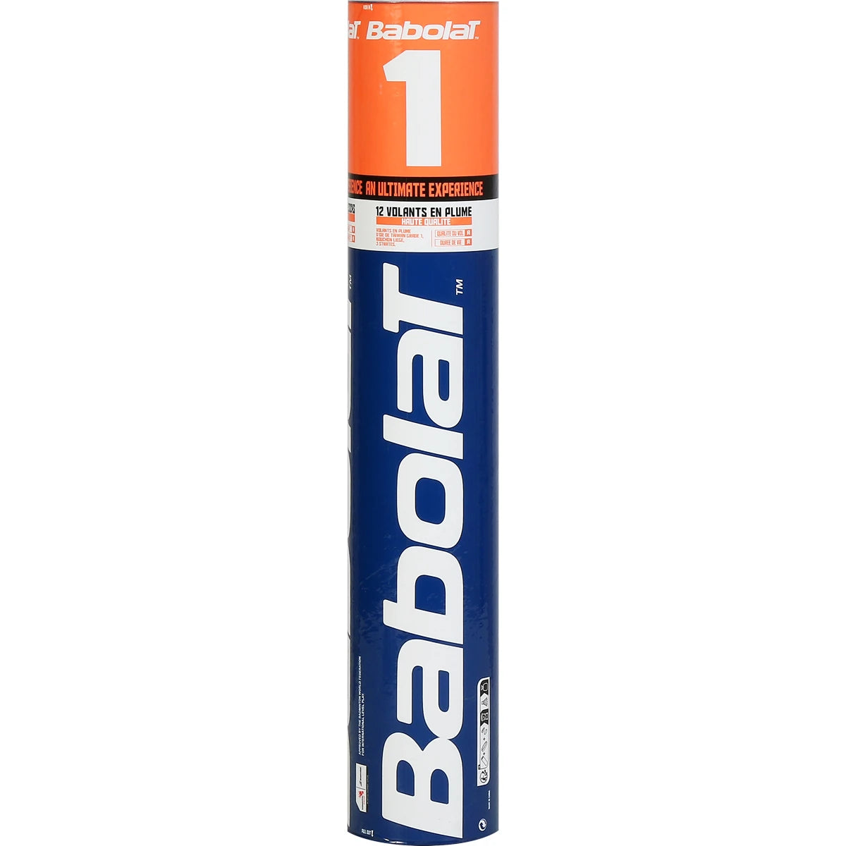 VOLANTS DE BADMINTON PLUMES BABOLAT 1 (GRADE 1)