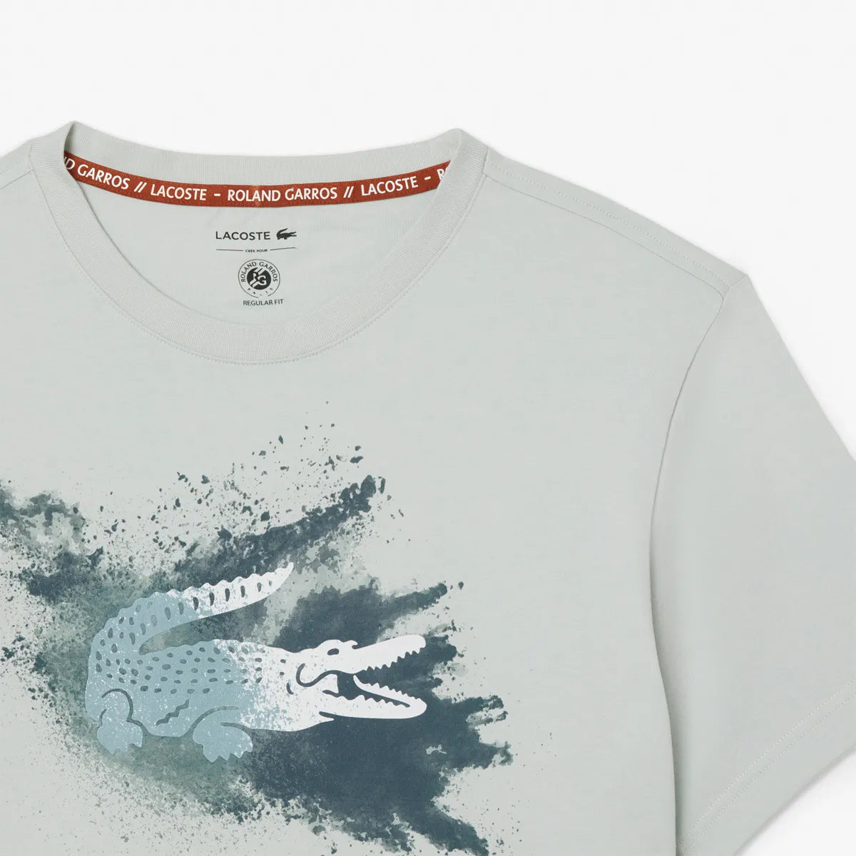 T-SHIRT LACOSTE ROLAND-GARROS SPRAY LOGO