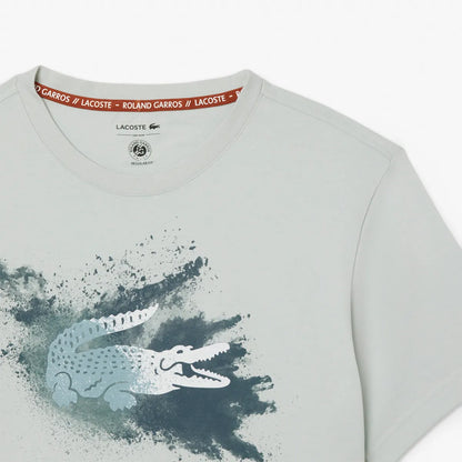 T-SHIRT LACOSTE ROLAND-GARROS SPRAY LOGO