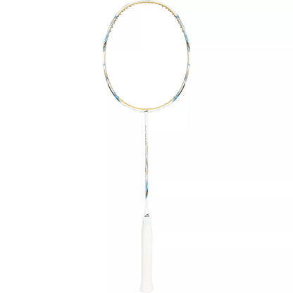 RAQUETTE DE BADMINTON HUNDRED FLUTTER S ZOOM WHITE-GOLD