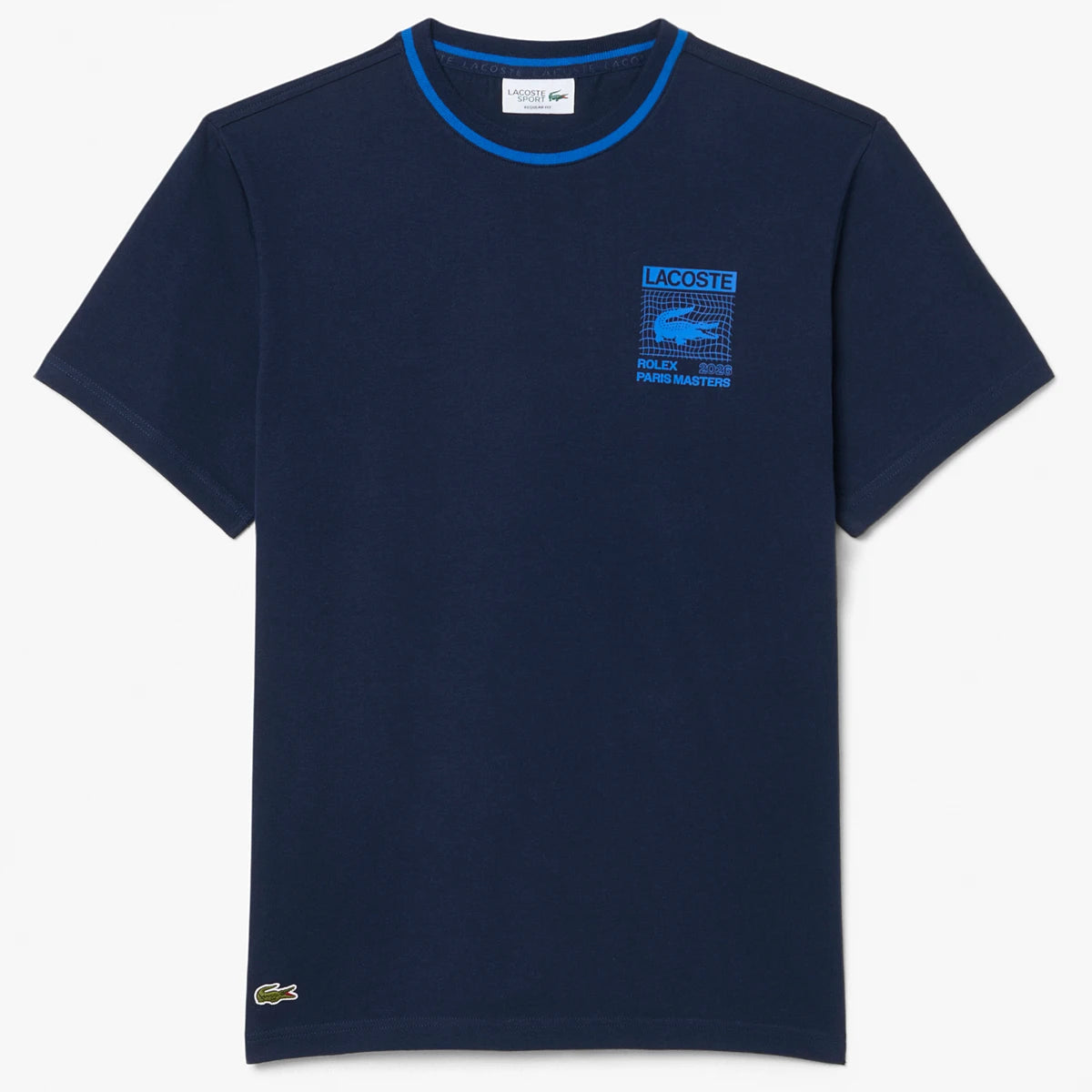 T-SHIRT LACOSTE ROLEX PARIS MASTERS GRAPHIC