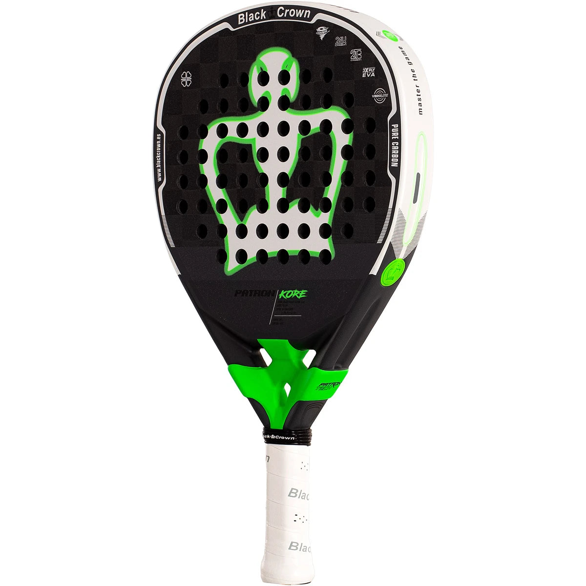 RAQUETTE DE PADEL BLACK CROWN PATRON KORE