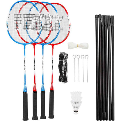 KIT FORZA SUMMER FUN 4 RAQUETTES + FILET - 700920 (CORDEE)