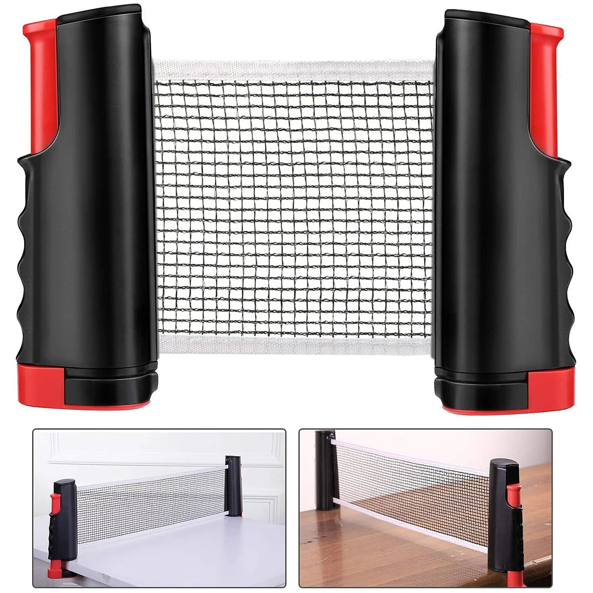 RED-BLACK RETRACTABLE NET