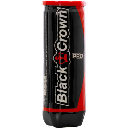 BOX OF 24 TUBES OF BLACK CROWN PRO PADEL BALLS