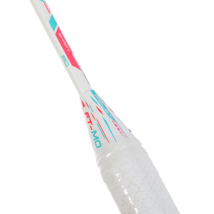 BADMINTONSCHLÄGER FELET KISONA 21 WEIß/PINK (BESAITET)