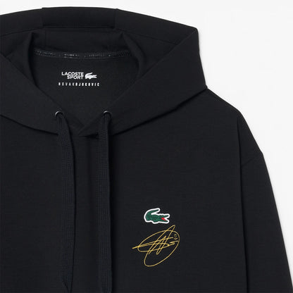 SWEAT A CAPUCHE LACOSTE DJOKOVIC ON COURT