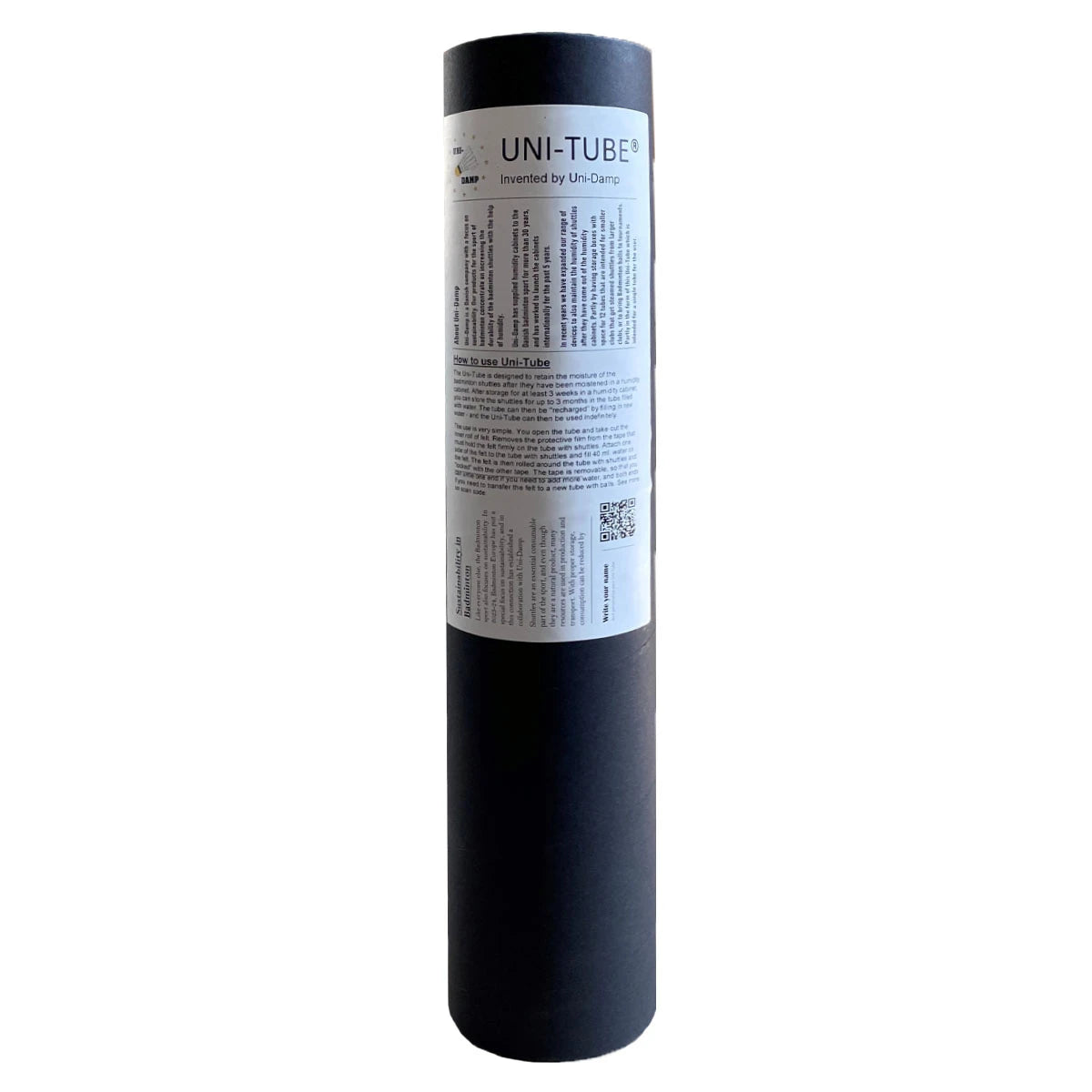 TUBE DE STOCKAGE UNI-DAMP / MAINTIEN HUMIDITE POUR VOLANTS 1 TUBE