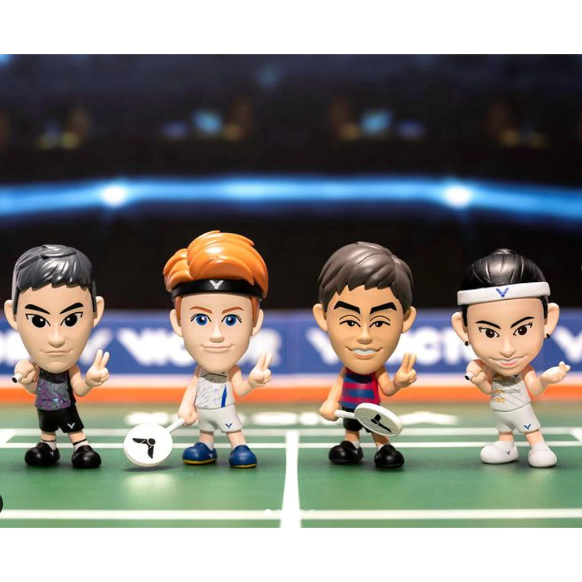 FIGURINES TEAM VICTOR PLAYERS (LOT DE 4)