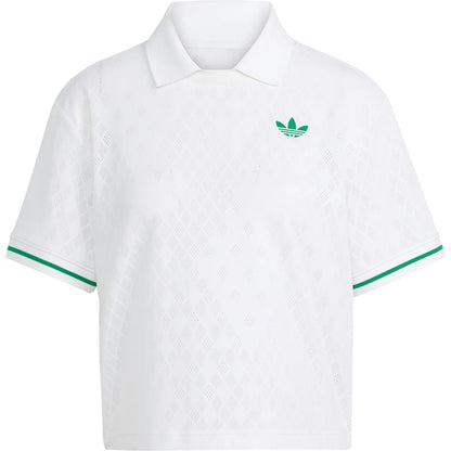 ADIDAS POLO DAMEN CROP ORIGINALS LONDON