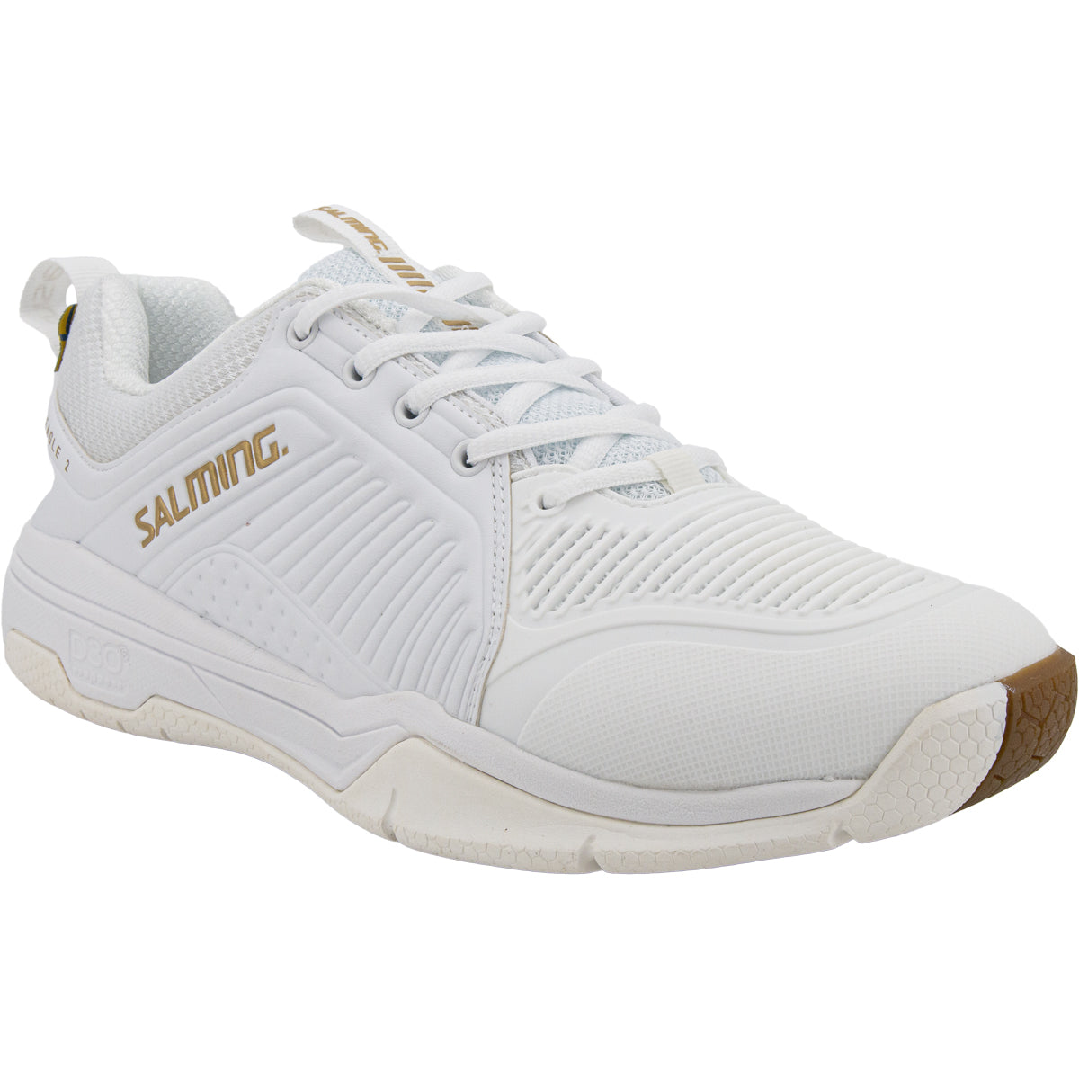Chaussures Salming Mixte Indoor Eagle 2 Blanc/Or