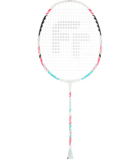 BADMINTONSCHLÄGER FELET KISONA 21 WEIß/PINK (BESAITET)