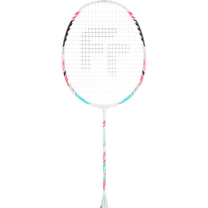 BADMINTONSCHLÄGER FELET KISONA 21 WEIß/PINK (BESAITET)