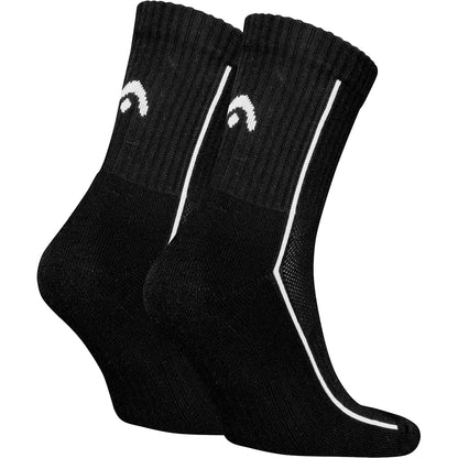 2 PAARE HEAD PERFORMANCE CREW (MID) SOCKEN