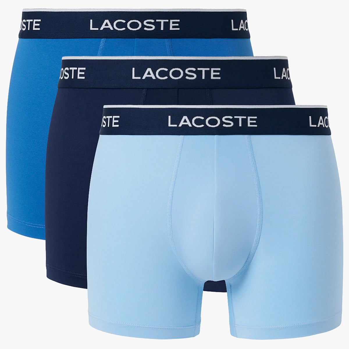 PACK OF 3 LACOSTE POLYESTER BOXERS