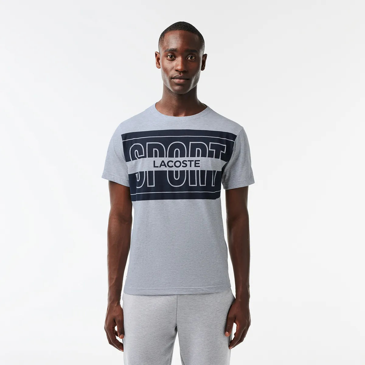 T-SHIRT LACOSTE TRAINING CORE PERFORMANCE PRINTED
