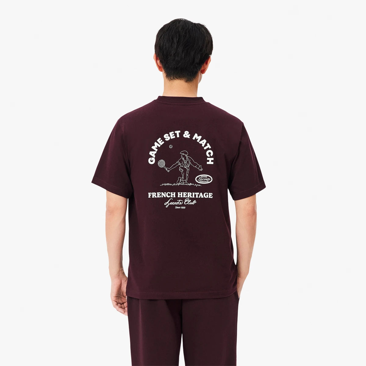 LACOSTE HERITAGE GRAPHIC T-SHIRT
