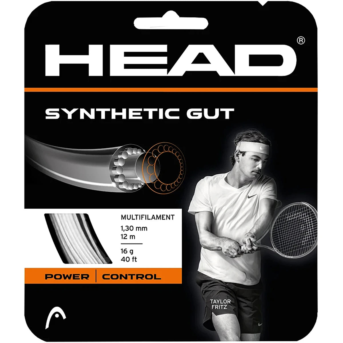 CORDAGE HEAD SYNTHETIC GUT (12 METRES)