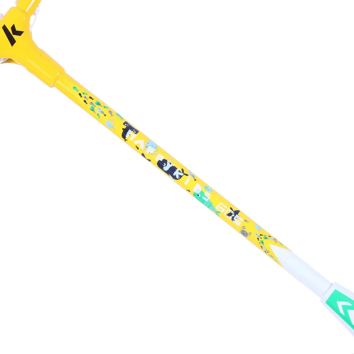 SET MIT 2 BADMINTONSCHLÄGERN KAWASAKI HAPPY KIDS 605 JR
