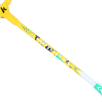 SET MIT 2 BADMINTONSCHLÄGERN KAWASAKI HAPPY KIDS 605 JR