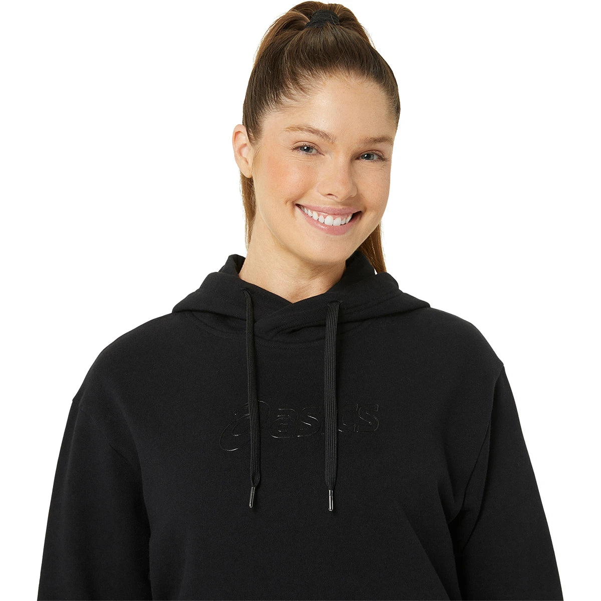 ASICS DAMEN TRAINING SWEATSHIRT MIT KAPUZE AUS FLEECE