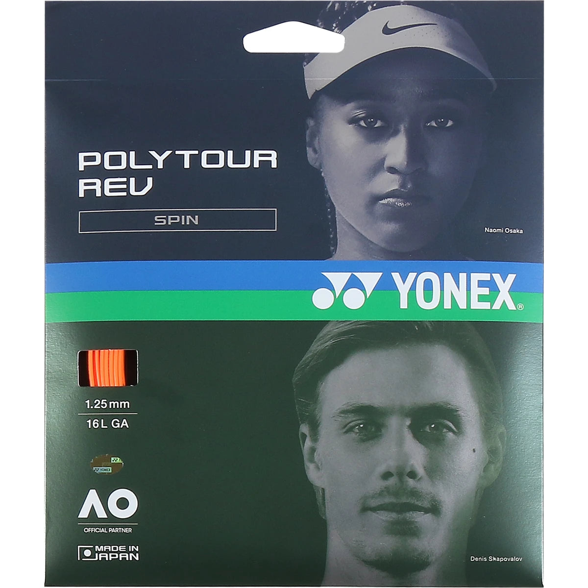 YONEX POLYTOUR REV STRING (12 METRES)