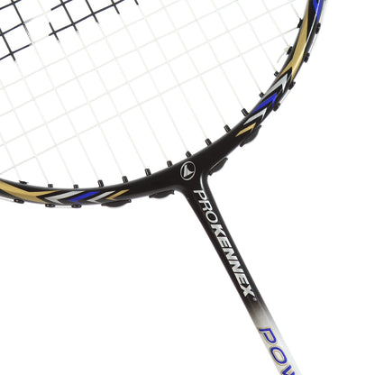 RAQUETTE DE BADMINTON PRO KENNEX POWER PRO 704 WHITE/BLACK (CORDEE)