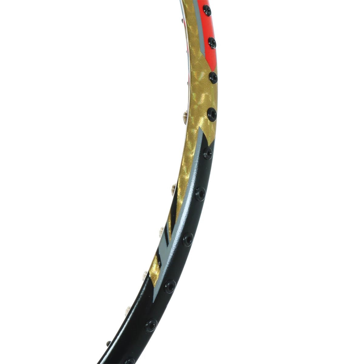 BADMINTONSCHLÄGER APACS FEATHER WT 55 8U SCHWARZ/ROT (OHNE BESAITUNG)