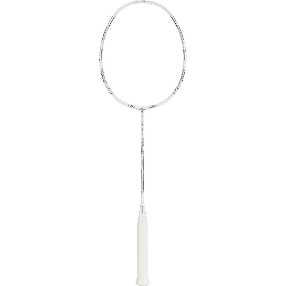 BADMINTONSCHLÄGER HUNDRED T-FUSION 500 ZOOM 4U (OHNE BESAITUNG)