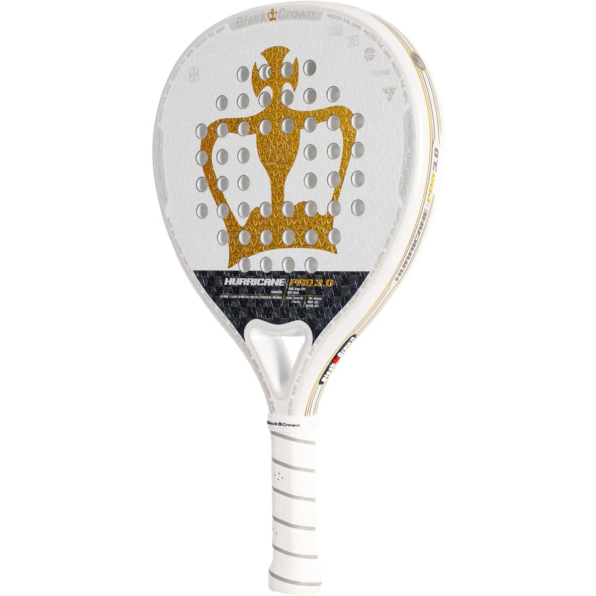 BLACK CROWN HURRICANE PRO 3.0 PADEL RACKET