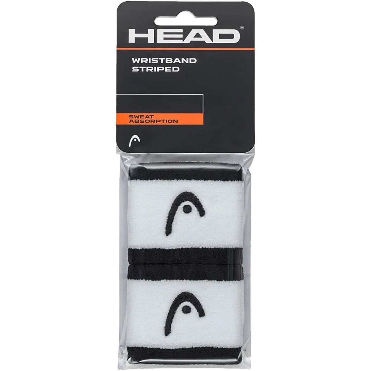PAIR OF HEAD SIMPLE 2.5" STRIPED WRISTBANDS