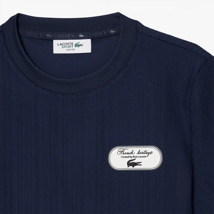DAMEN T-SHIRT LACOSTE HERITAGE