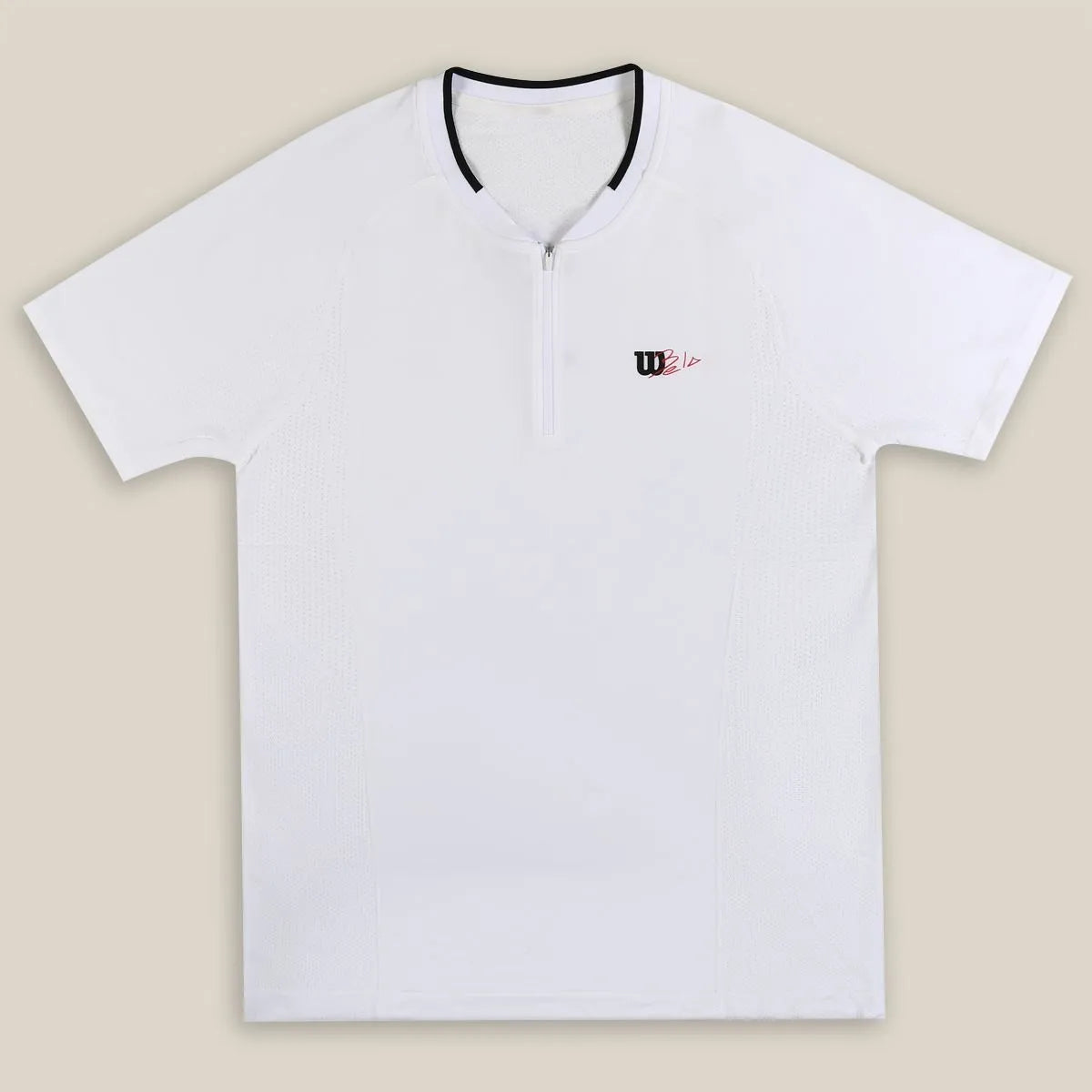 T-SHIRT WILSON BELA SERIES SEAMLESS ZIP HENLEY