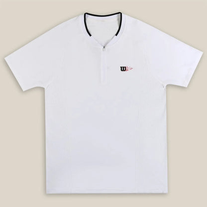 T-SHIRT WILSON BELA SERIES SEAMLESS ZIP HENLEY