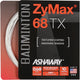 Cordage Badminton Ashaway Zymax 68 Tx (10 Mètres)