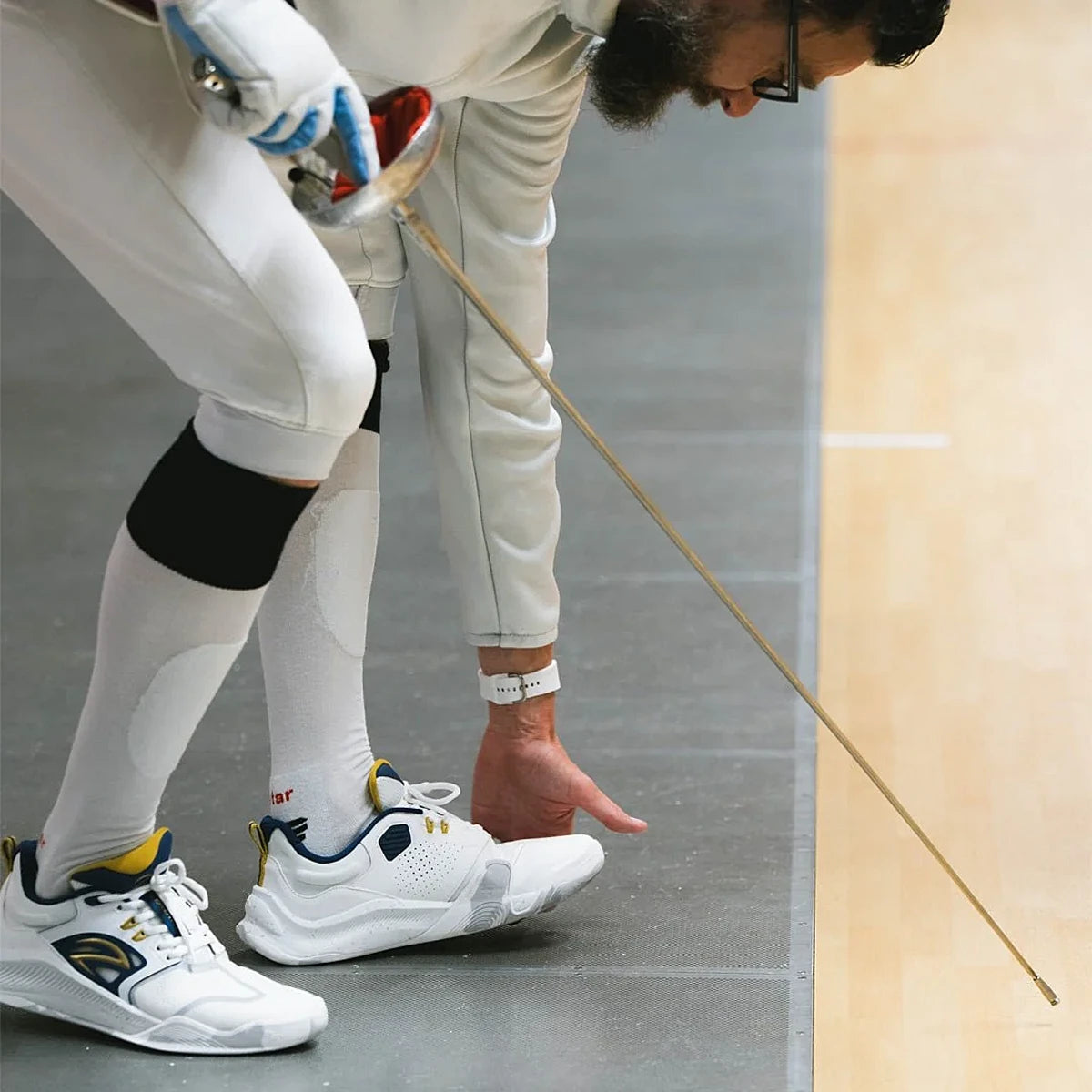 INDOOR-SCHUHE AZZA FENCING 15/14 TIGER