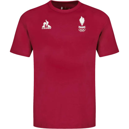 T-SHIRT LE COQ SPORTIF JUNIOR FRANKREICH OLYMPISCHES DORF