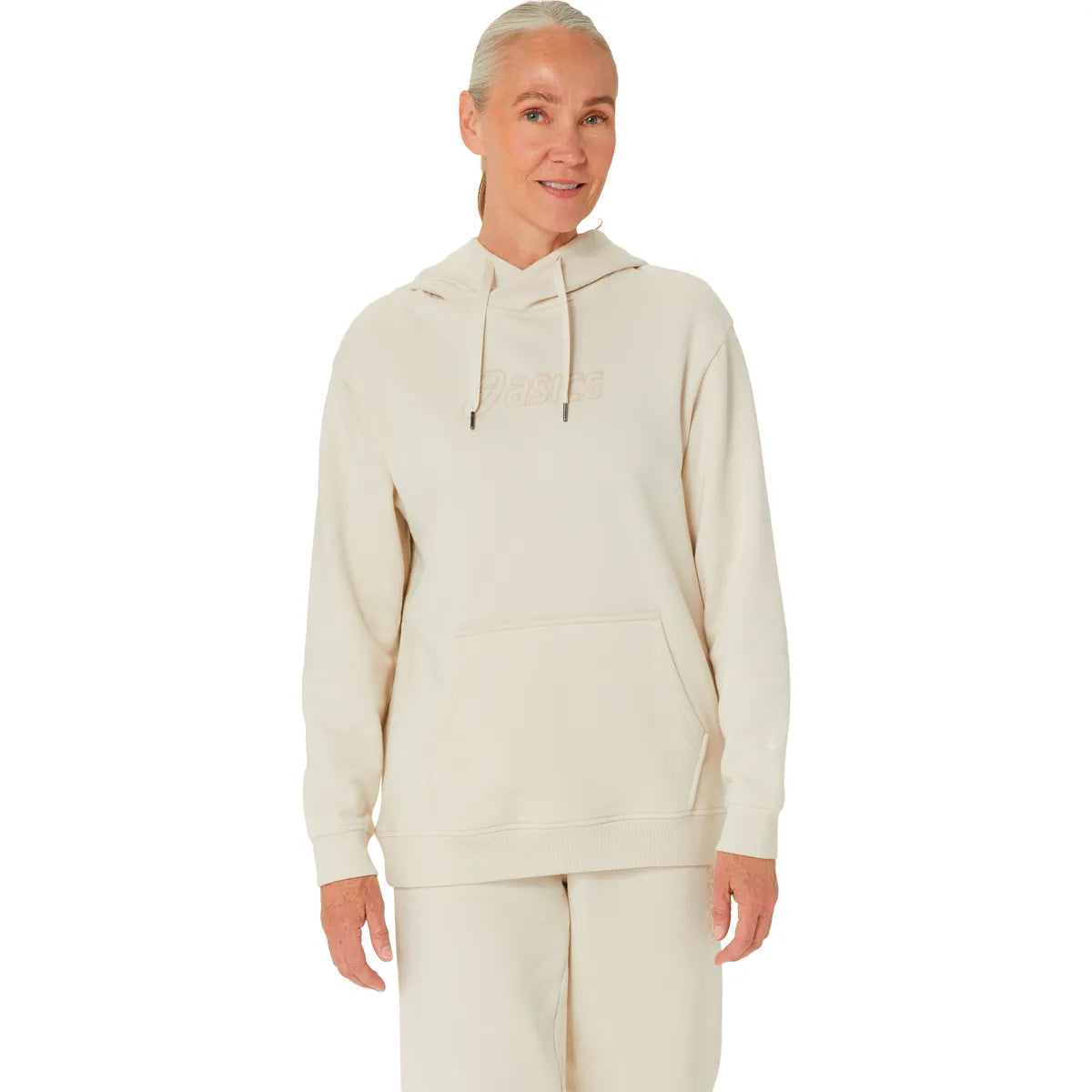 ASICS DAMEN TRAINING SWEATSHIRT MIT KAPUZE AUS FLEECE