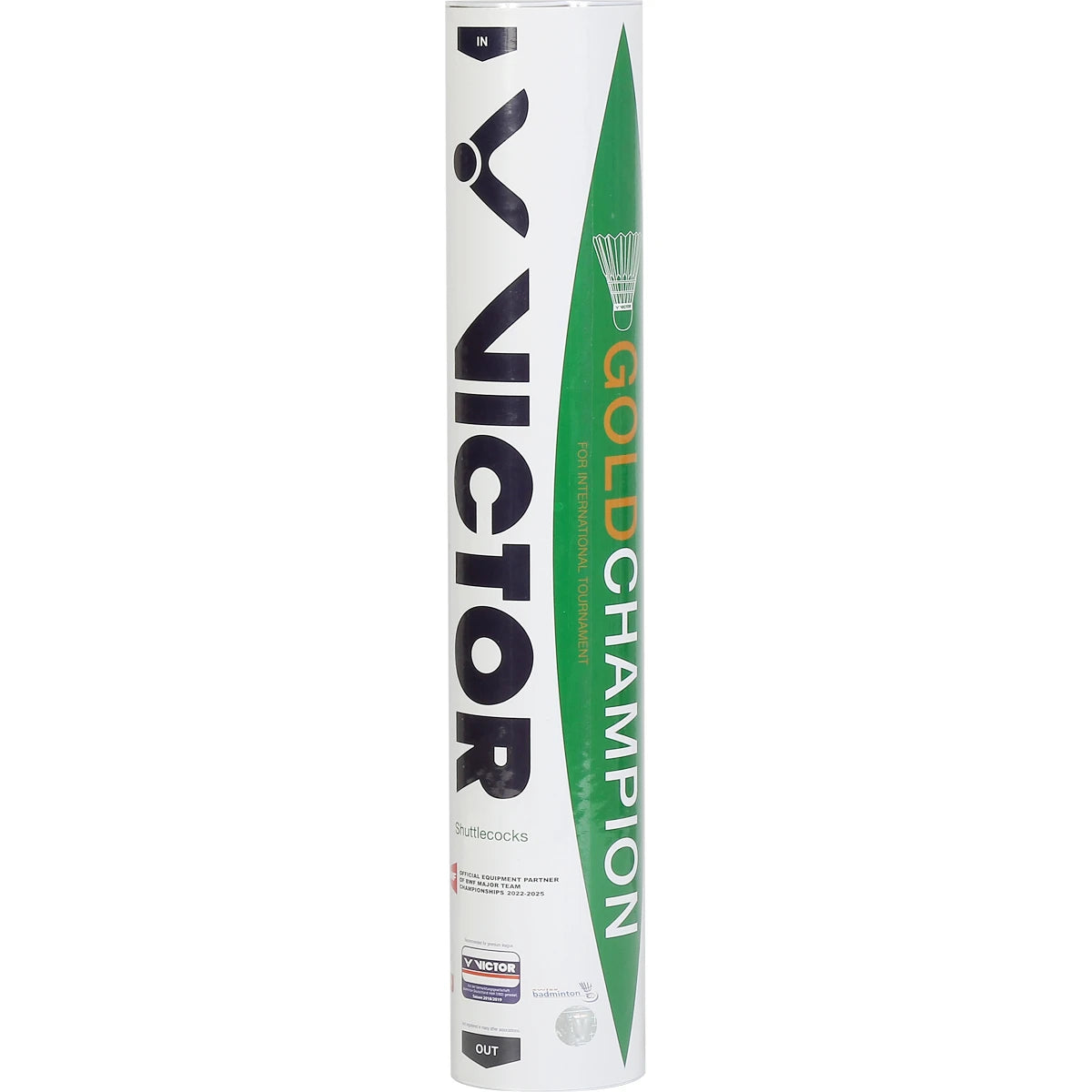 VICTOR GOLD CHAMPION FEATHER BADMINTON SHUTTLES