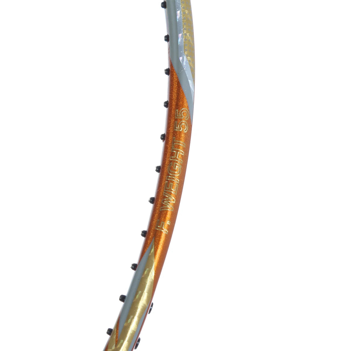 RAQUETTE DE BADMINTON APACS FEATHER WT 55 8U BLACK/ORANGE