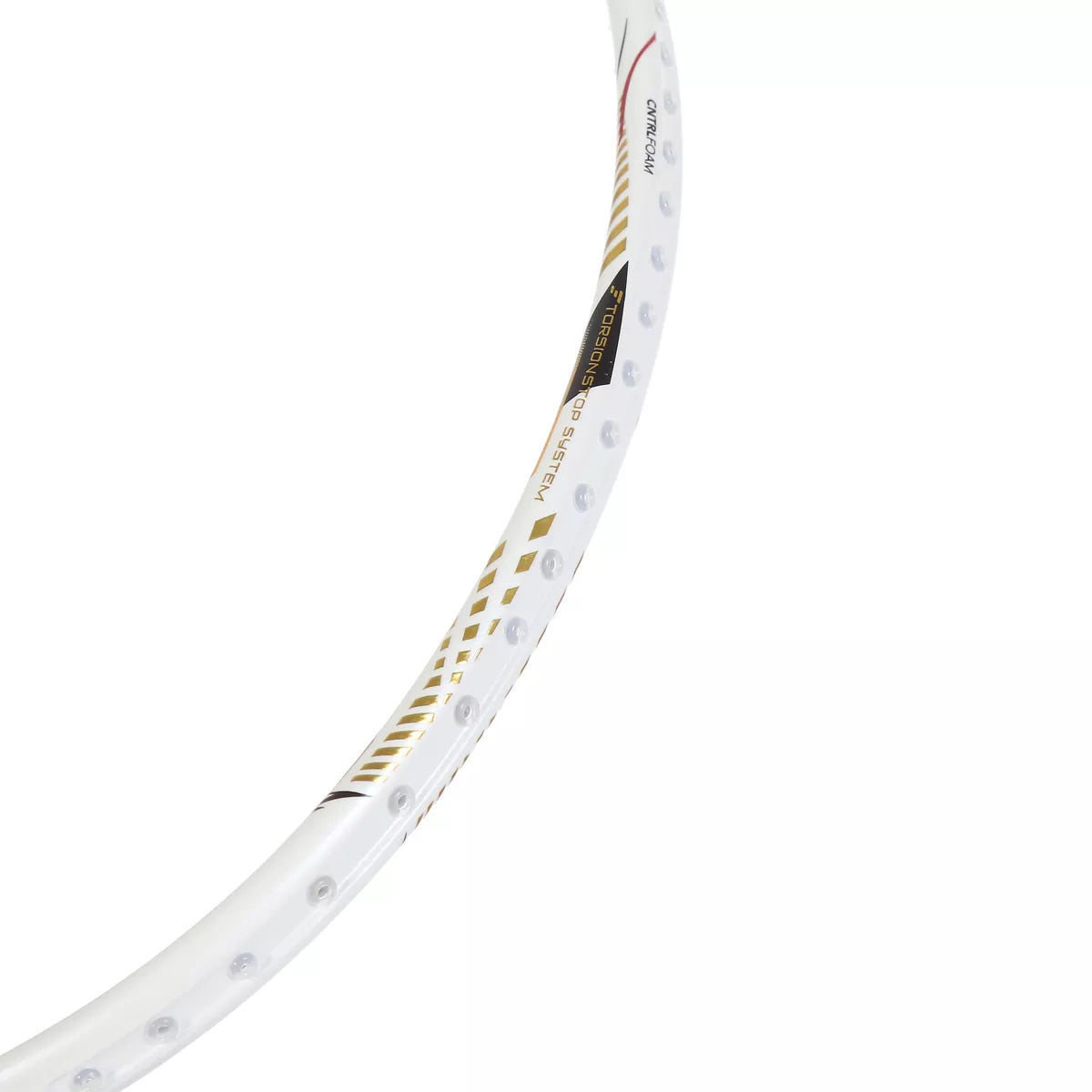 RAQUETTE DE BADMINTON HUNDRED BATTLE - 600 WHITE-GOLD
