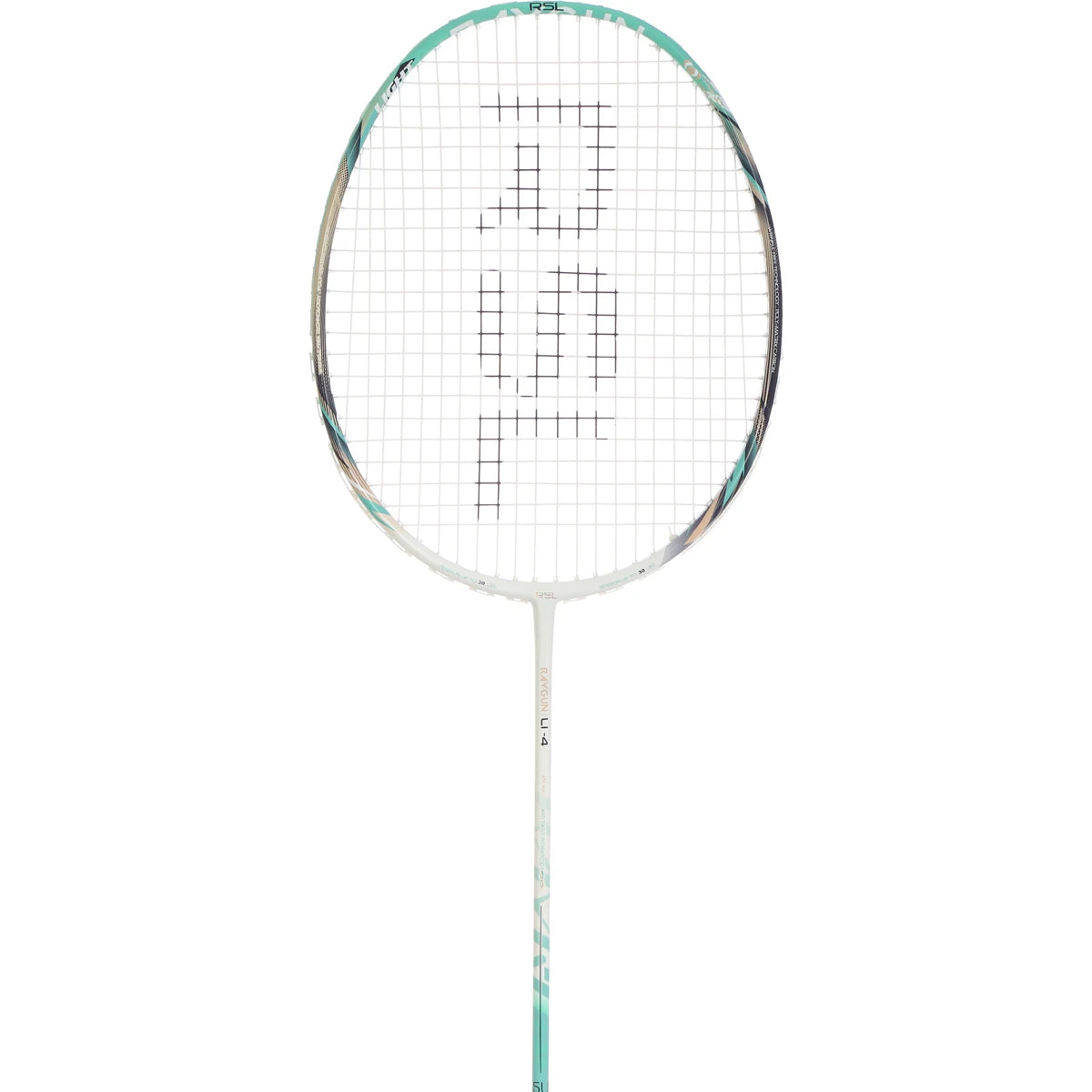 BADMINTONSCHLÄGER RSL RAYGUN LI-4 (BESAITET)