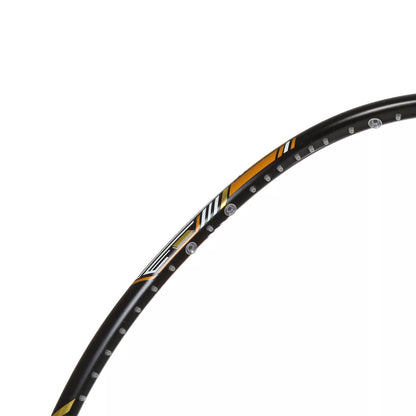 HUNDRED NUCLEAR 72 BLACK-WHITE-GOLD BADMINTON RACKET