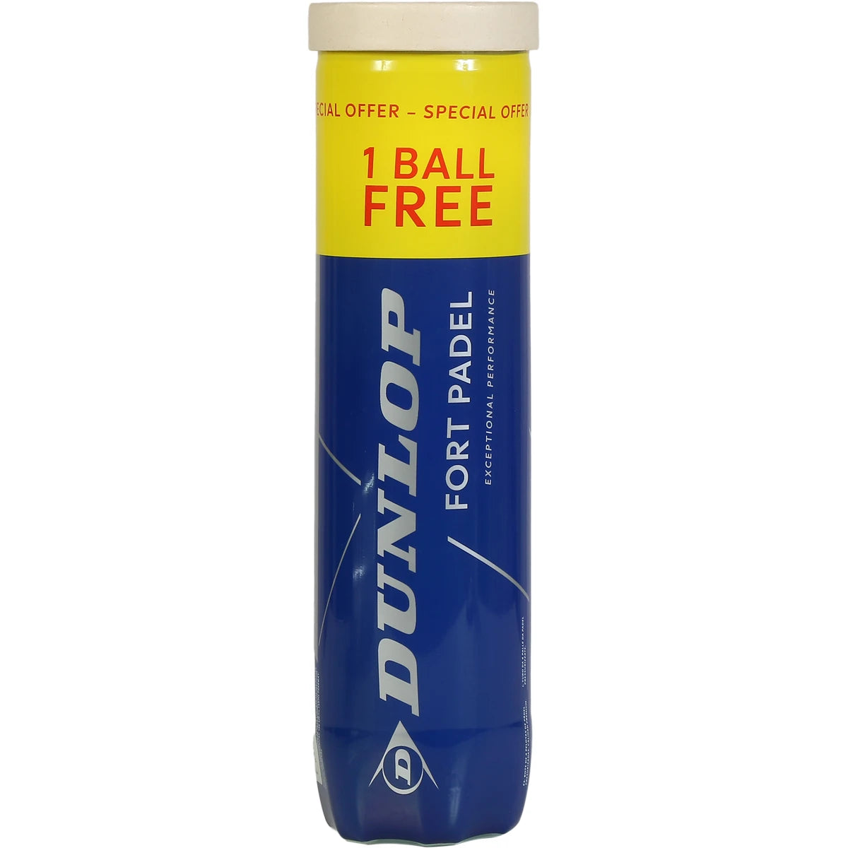 PACK OF 4 DUNLOP FORT PADEL BALLS