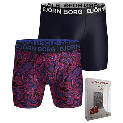 PACK DE 2 BOXERS BJORN BORG SPORTS MICROFIBRE