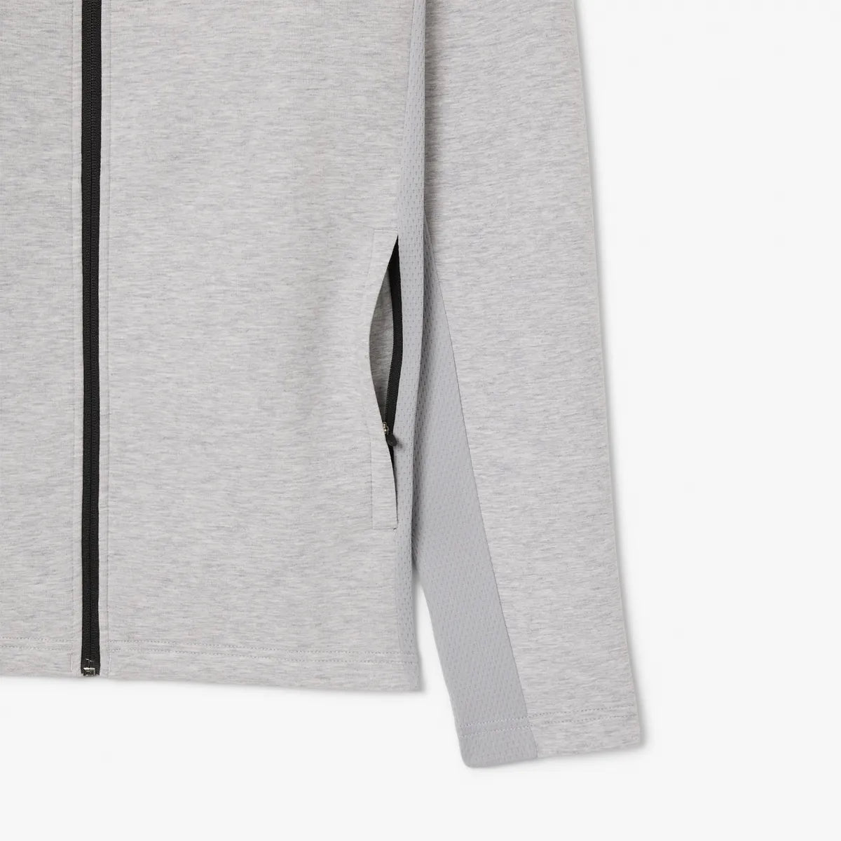 SWEAT LACOSTE CORE PERRFORMANCE A CAPUCHE FZ MESH