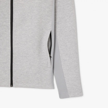 SWEAT LACOSTE CORE PERRFORMANCE A CAPUCHE FZ MESH