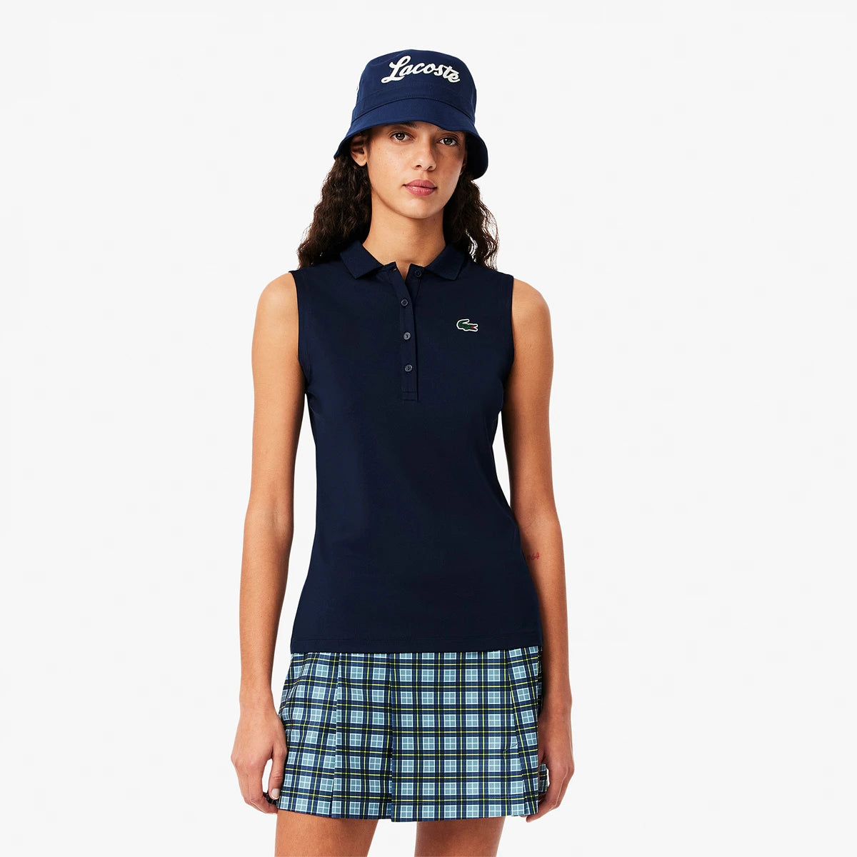 POLO LACOSTE DAMEN CORE PERFORMANCE ÄRMELLOS